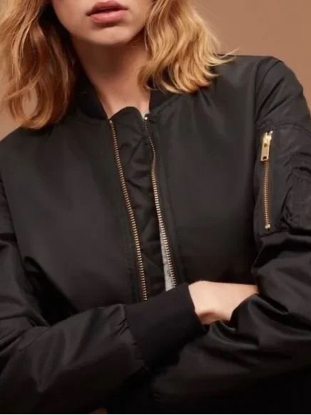 Aritzia Wilfred Free Avion Flight Bomber Jacket